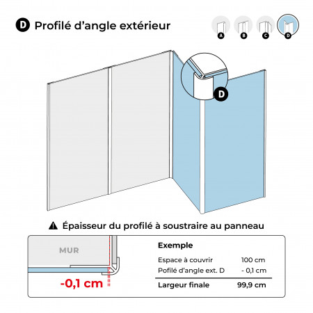 Profilé d'angle extérieur...